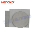 Hengko Tamaño personalizado 0.2-120 Microns Acero inoxidable 316L Filtro de placa de lámina de metal sinterizada 316L